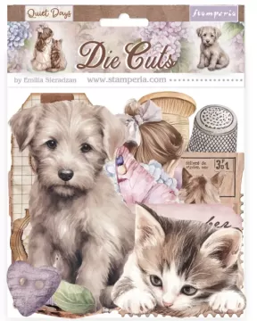 Quiet Days Die-Cuts, 36 pieces